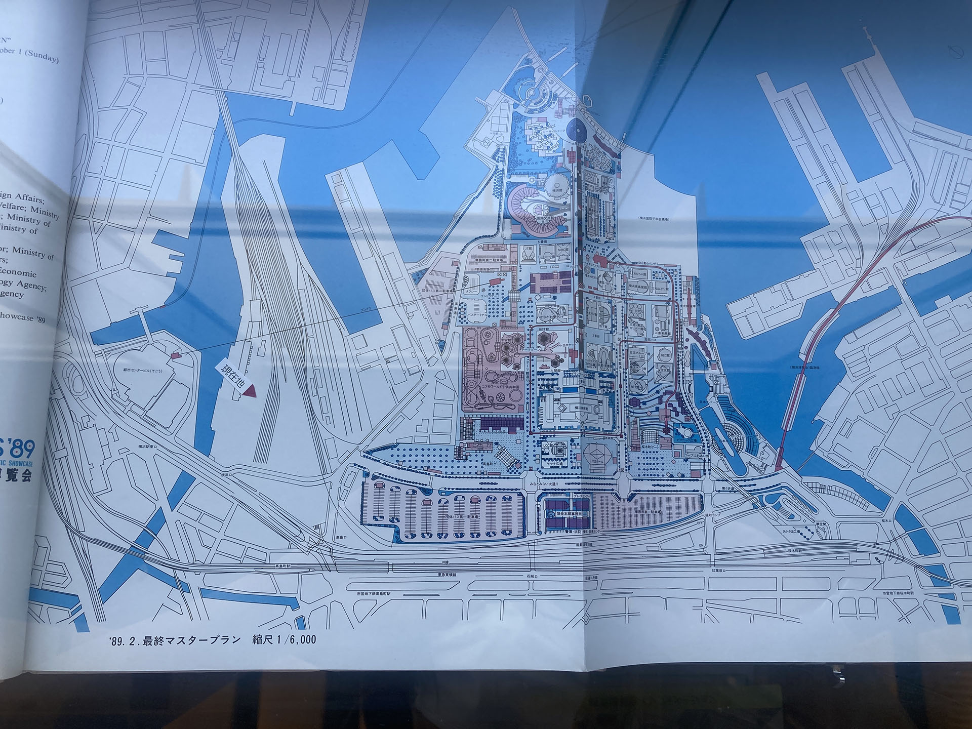 横浜博覧会のマップ
