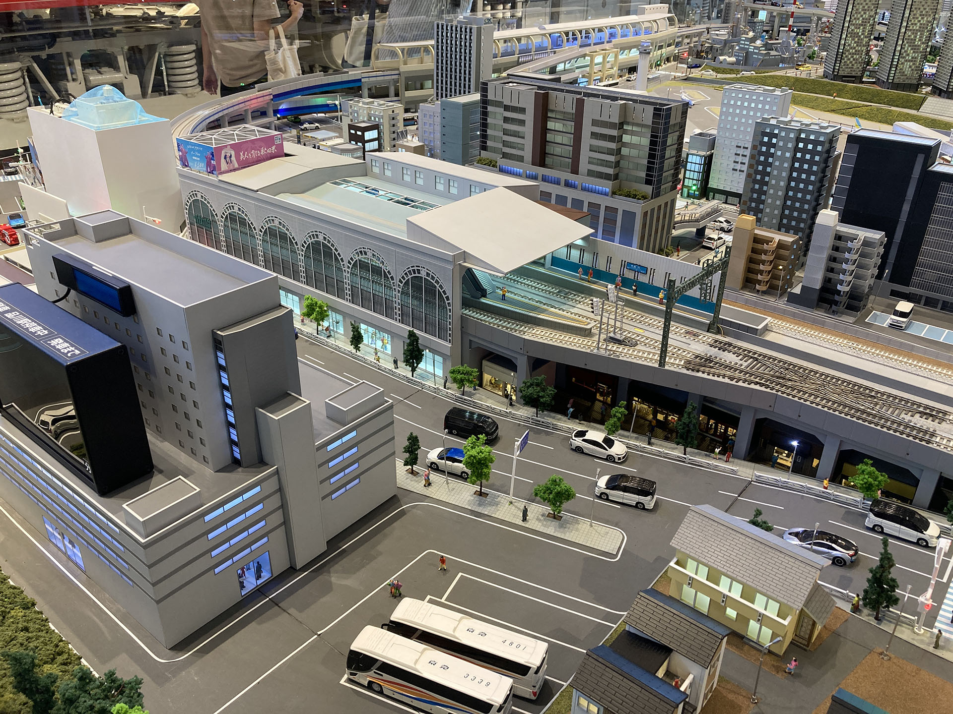 品川駅の模型